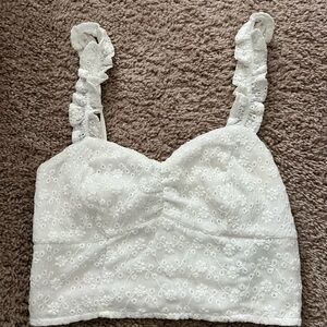 White Lace Women's Top